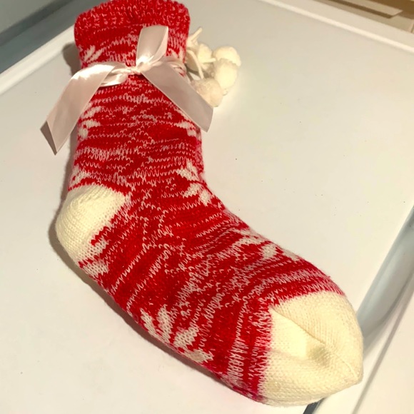 New fluffy warm Christmas socks - Picture 1 of 5